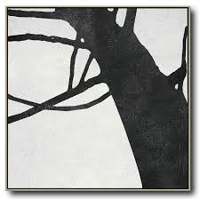 New users enjoy 60% off. Big Size Flowers Trees Minimalist Art Black And White Painting