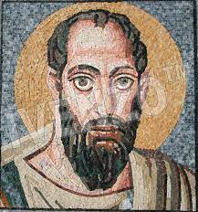 Mosaic Apostle Paul from Ravenna FK071