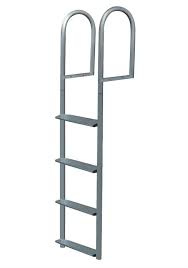 The quick release kit allows effortless removal of ladder without tools. Jif Marine 3 Step Wide Step Stationary Dock Ladder Great Prices Dockgear Com