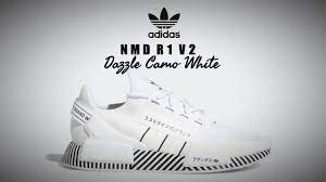 Adidas unveiled the version 2 in december 2019, just before. Adidas Nmd R1 V2 Dazzle Camo White Detailed Look Price Release Date Youtube
