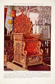 1932 Print Peacock Throne Gulistan Palace Tehran Royalty Historical Image Ngma2 Historical Images Indian Art Historical