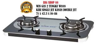 Signora new kompor stainless peralatan masak dan dapur modern: Jual Kompor Gas 2 Tungku Portable Bisa Tanam Bisa Tidak Winn Gas W888 Di Lapak Bigshop88 Bukalapak