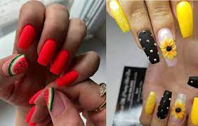 The cutest and most instagrammable nail art and nail trends for summer 2019, straight from 30 summer nails trends to try in 2019. Spring Summer Nail Art Inspiration For This Season