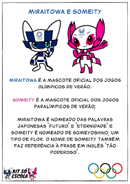 mascotes olimpiadas 2020 2021 texto curto para imprimir em 2021 olimpiadas 2020 textos informativos numeros para criancas