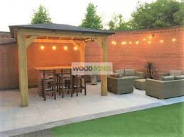 £1620.00 3m x 3m ultimate wooden gazebo kit with canvas canopy & silver brackets £17.70 per metre 330g/m² acrylic canvas pu coated £0.20 per metre 5mm dia polypropylene braided cord £10.38 per metre 509g/m² (15oz) cotton canvas. Bespoke Wooden Luxury Hot Tub And Garden Gazebos Woodmines Info