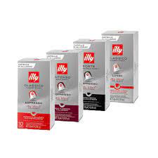 The future of coffee has arrived. roll out the red carpet. Nespresso Compatible Capsules Sampler Bundle Illy Eshop