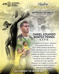 Equipo de la primera división del fútbol profesional venezolano, fundado 1974 con sede en san cristóbal, estado tachira. Deportivo Tachira Fc On Twitter Siempre Estaras Con Nosotros Y En El Corazon De Nuestra Hinchada Daniel