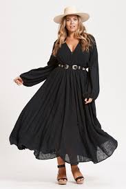Plus Size Black Long Sleeve Maxi Dresses Long Sleeve Black Maxi Dress Plus Size Long Dresses Long Sleeve Maxi Dress