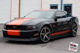Black And Red Mustang Gt Black With Red Stripes 2011 Ford Mustang 2011 Ford Mustang Black Mustang Ford Mustang