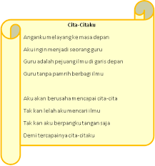 Contoh puisi cita cita menjadi guru dokter polisi dan tentara 46doc Ciri Ciri Puisi Gurune Net