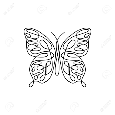 New users enjoy 60% off. Line Art Butterfly Abstract Modern Decoration Vector Illustration One Line Drawing Fancy Line Art Black And White Trendy Concept For Logo Card Banner Poster Flyer Royalty Free Cliparts Vectors And Stock Illustration