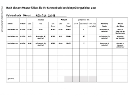 Ein richtiges fahrtenbuch und keine zettelsammlung. Fahrtenbuch So Wird Es Ganz Sicher Zum Steuersparmodell