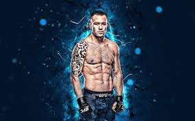 Tons of awesome colby covington wallpapers to download for free. Download Wallpapers Colby Covington 4k Blue Neon Lights American Fighters Mma Ufc Mixed Martial Arts Colby Covington 4k Ufc Fighters Mma Fighters For Desktop Free Pictures For Desktop Free