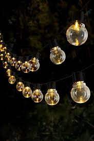 Clear 40 Festoon Lights From Next Perfect For Getting The Garden Ready For Bank Holiday Barbecues Perfect Outdoor Festoon Lighting Festoon Solar Wall Lights