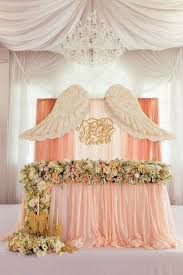 Satin Table Skirt Long Satin Tablecloth Etsy Baptism Decorations Girl Baptism Girl Angel Baby Shower