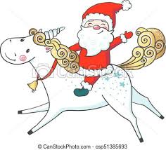 .einhorn clipart, weihnachten clipart, wintergrafik, süße weihnachten, erste weihnachten nutzung, weihnachtsfeier, tartan clipart, winter clipart, klassische weihnachten, feiertage. Reizend Claus Hand Santa Einhorn Gezeichnet Reizend Illustration Fantasie Gezeichnet Concept Claus