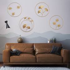 Are you looking for easy bathroom wall decor ideas that will transform a boring space into a beautiful one? Hanging Ornament Luxury Gold Ginkgo Home Decor Wall Decoration Round Wrought Iron Metal Living Room Leaf Buy On Zoodmall Hanging Ornament Luxury Gold Ginkgo Home Decor Wall Decoration Round Wrought Iron Metal