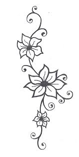 Found On Bing From Www Pinterest Co Kr In 2021 Simple Flower Drawing Flower Vine Tattoos Jasmine Flower Tattoos