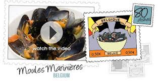 Moules Marinieres Mussels Mariner S Style National Dish Of Belgium Recipe And Vidoe Epicurious Com Mussels Recipe Belgian Mussels Recipe Mussels