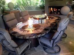 The paint was already chipped when i opened it. Backyard Patio Furniture Outdoor Furniture Custom Mosaic Tables Firepits Chairs Fire Pit Furniture Fire Pit Seating Backyard Patio Furniture