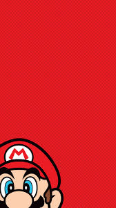 Super Mario Red Wallpaper Imagem De Fundo Para Iphone Mario Art Papel De Parede Da Galaxia