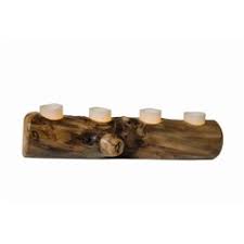 You can also visit our store in sarasota, florida. Rustic Aspen Log Candle Holder