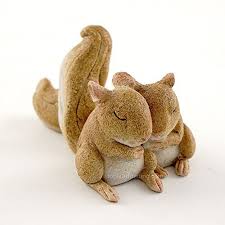 Miniature Sleeping Squirrels 4354 Dollhouse Fairy Gnome Garden Figurine Click On The Image For Garden Figurines Dolls House Figures Miniature Fairy Gardens