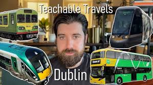 Luas Trams Running Beside The Grand Canal In Dublin.