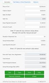 Auto Loan Calculator Car Loan Calculator Not A Toy