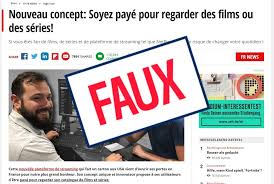 Vous souhaitez gagner de l'argent en ligne rapidement? Paye Pour Regarder Des Films Ou Des Series Attention A L Arnaque Liberation
