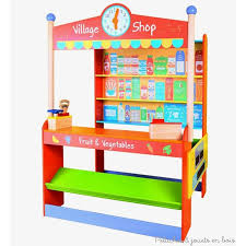 Tres Grand Supermarche Jouet D Imitation Marche En Bois Bigjigs 3 Ans Meuble Jouet Jouet Marchande Enfant
