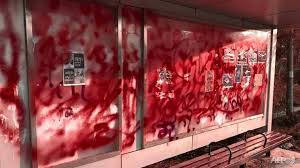 Protest in yangon ahead of regional summit on myanmar crisis. Myanmar Anti Coup Protesters Throw Red Paint In The Streets As Death Toll Mounts Cna