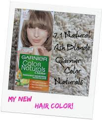 Garnier Color Naturals 7 1 Ash Blonde Review One Month Color Update Hello Beauties Today I Have Y Garnier Color Natural Trendy Hair Color Grey Hair Color