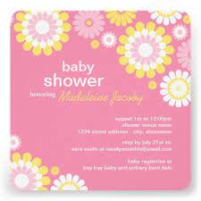Baby Shower Invitation Pink Yellow Daisy Delight Invitaciones Para Fiesta Shower Invitaciones De Fiesta Invitaciones