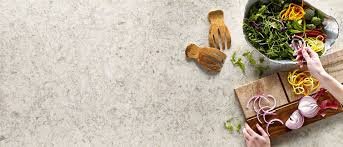 An artful mix of cream, greige, and gray, this stylishly neutral quartz enhances a palette of color schemes and design styles running traditional to mod. Quartz Countertops Portico Quartz Cream Quartz Countertops