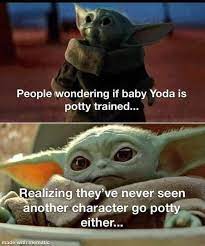 Send in the best memes! Pin By Baby Yoda Love Mel Lafferty On Baby Yoda Memes In 2021 Yoda Funny Yoda Star Wars Pictures