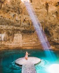 The turquoise water is crystal clear and ideal for snorkeling. 10 Best Cenotes To Visit In Yucatan Peninsula Mexico