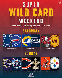 Maybe you would like to learn more about one of these? Nfl On Twitter We Ve Got A Superwildcard Weekend Nflplayoffs