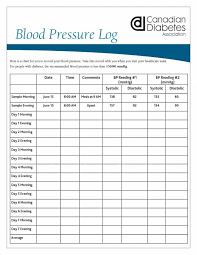 blood pressure tracking sheet business form letter template