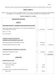 These instructions provide the basic information you need to start a general probate case. What Is A Liquidation And Distribution Account