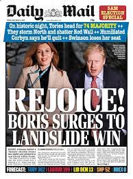 Its sister paper the mail on sunday was launched in 1982. Election Front Pages What The Newspapers Are Saying About Tory Election Victory