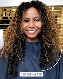 Imagine stepping into a salon where your curls are treated like the unique  and beautiful treasure they truly are. A dry curly cut is not just any  ordinary haircut; it's a transformative