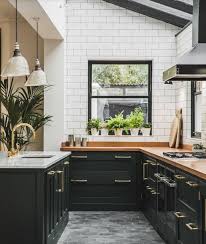 Place the herringbone pattern within a horizontally tiled backsplash. 7 Fresh Takes On Subway Tile