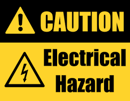 An Electrical Hazard Caution Sign Download Printable Versions In Doc Docx And Pdf Format At Http T Wet Floor Signs Hazard Sign Health And Safety Poster