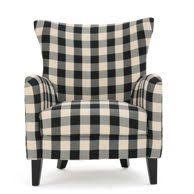 Black And White Plaid Accent Chairs Noble House Plaid Fabric Club Accent Chair Black White Walmart Com Farmhouse Armchair Armchair Fabric Armchairs