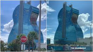 Otra testigo de lo ocurrido declaró: Las Primeras Vistas Dentro Del Hotel En Forma De Guitarra De Seminole Hard Rock En El Sur De La Florida