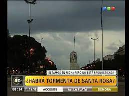 El temporal o tormenta de santa rosa es un evento climático que de desarrolla en parte de américa del sur entre los cinco días anteriores o . Habra Tormenta De Santa Rosa Telefe Noticias Youtube