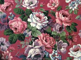 English Retro Vintage Curtains Sanderson Floral Print Pair Of Etsy Retro Curtains Vintage Curtains Floral Illustrations