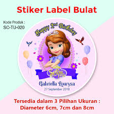 Ulang tahun happy birthday stiker. Stiker Label Ulang Tahun Anak Sticker Tumpeng Mini Souvenir Sofia Shopee Indonesia