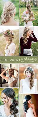 These Are The Absolute Best Wedding Hair Tips For Wearing A Side Ponytail Style Wedding Hair Side Side Ponytail Hairstyles Side Ponytail Wedding Hairstyles